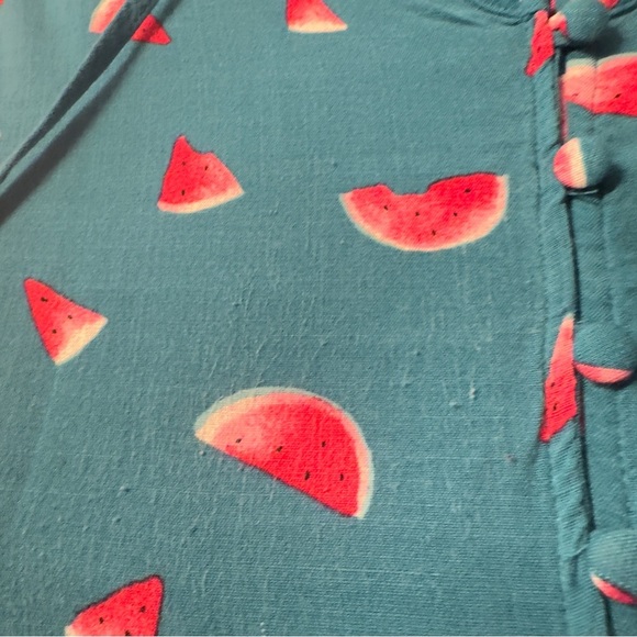 Torrid Watermelon Tiered Top Bluegreen Women Size 3 - Picture 6 of 7